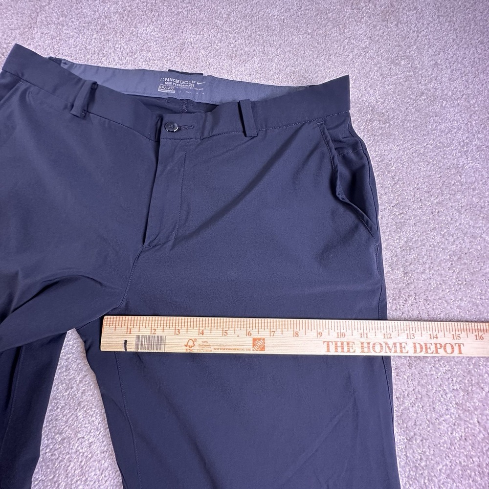 Nike Men's Golf Pants 34x32 *36x31* Gray Dri-Fit Stretch Tour Performance - Picture 9 of 11